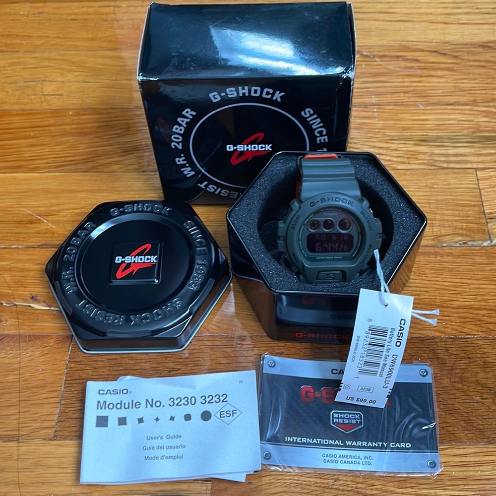Casio Men’s G-shock W20bar Watch